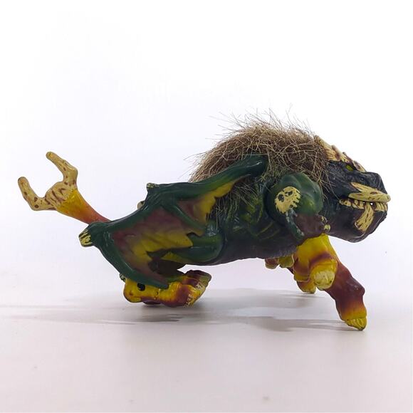Mega Bloks Dragon Krystal Wars Vorgan Attack Dragon Figure Hairy 2003 Loose - Picture 4 of 7